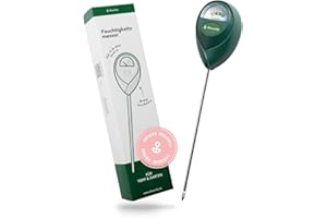 BLOOMIFY® Feuchtigkeitsmessgerät für Topf und Garten - Feuchtigkeitsmesser für Pflanzen - Keine Batterien benötigt - Bodenmessgerät für alle Pflanzen und Böden