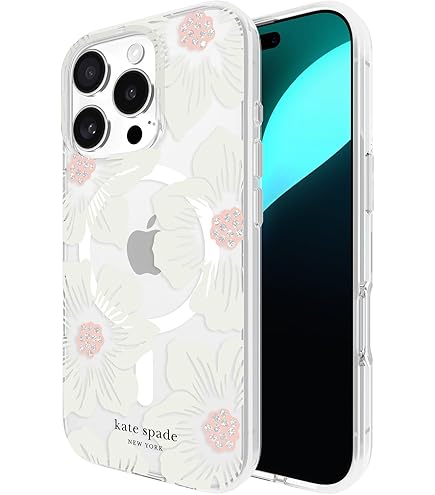 Case-Mate IPhone 14 Pro Max Case - Floral Gems Rhinestone Protection Case