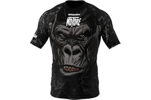 SMMASH Kurzarmes Rashguard für Herren, Funktionsshirt MMA BJJ Kickboxen Thai Box Cross-Training Fitness, Atmungsaktives T-Shirt, Professionelle Sportbekleidung für Männer mit silbernen Ionen-Fasern
