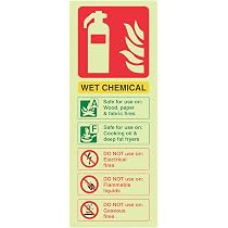 VSafety CO2 Feuerlöscher Schild – Hochformat 75x200 Mm Aus Stabilem 2mm Kunststoff