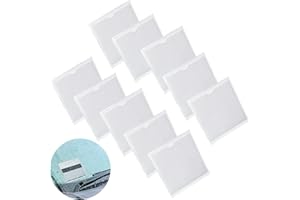 HOTOP Funda de Permiso de Aparcamiento, Funda de Billete y Nota para Parabrisas de Coche, Van, Caravana, 10 Piezas (105 x 105 mm)