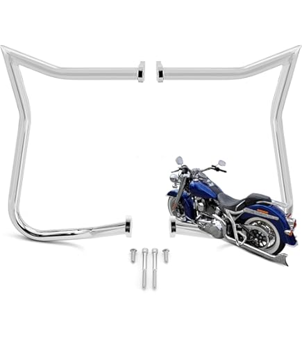 Motorcycle Saddlebags Highway Engine Guard+Rear Saddlebag Crash