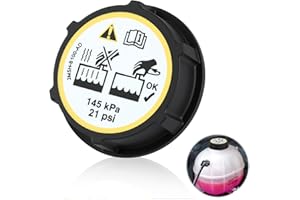 JCSJK Radiator Expansion Tank Cap OEM 3M5H8100AD, Auxiliary Cooler Reservoir Lid Compatible with C-Max Mondeo Ford Fiesta Transit Focus, Coolant Tank Cover for LR000243 1301104 LF5015205A