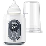 Scaldabiberon, Nuliie 6-in-1 Scaldabiberon Elettrico per Latte Materno o Formula con Timer Digitale Display LCD Controllo Int