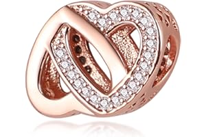 LONGLUCK Bracelet et collier en argent 925, bijoux pour femmes,Compatible Pour Pandora les bracelets et les colliers Charms de,Cadeaux pour femmes.