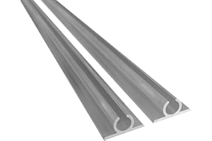 KEDERUK Awning C Rail 1.2m Section aluminium Profile Caravan Motorhome Campervan with D/S tape (2x1.2m)