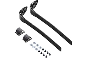 VEEMOON Replacement Inline Skate, Roller Skate Shoes Strap, Inline Roller Buckles Skating Shoes Energy Strap with Screws Nuts 2 Sets for Men Women Outdoor Sports