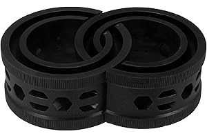 ‎X AUTOHAUX X AUTOHAUX 2 Stück Auto Schraubenfeder Puffer Gummipuffer Universal Schwarz B+ Typ