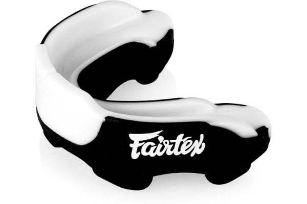 Fairtex MG3 Gel Mouthguard, Muay Thai Kickboxing, MMA | Termoplastiskt formbart foder med robust gummichockram. Tandskydd i två lager absorberar stötar i ringen