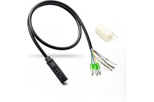 HUDAMZKY Cavo di prolunga per conversione motore hub Connettore impermeabile a 9 pin 36V 48V 52V 250W-1200W Cavo di conversione motore per bici elettrica 60/130/160cm Accessori bici elettriche