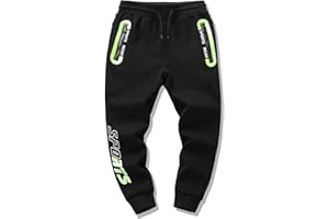 YOUNGSOUL Jungen Jogginghose Gefütterte Sporthosen Kinder Thermo Sweathose
