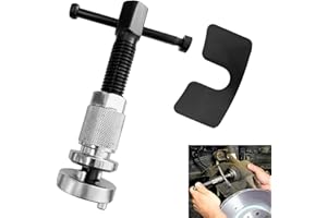 WONUANTE Set di Attrezzi per Pinze Freni,Set di Ripristino del Pistone di Freno,Brake Caliper Rewind Tool,Universal Auto Brake Piston Rewind Tool,Right Hand Brake Caliper Tool for Replacement Rear Brake Pad