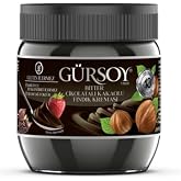 G&uuml;rsoy%13 Fındıklı ve Glutensiz Bitter &Ccedil;ikolatalı Fındık Kreması 400 g, Kahverengi