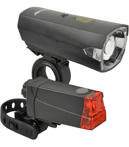 PEARL Fahrradlampe 120 Lumen – USB-aufladbar, Mit Cree-LED, IPX4, Für Lenker (20-32 Mm Ø)