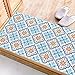 Bodenaufkleber Selbstklebend Für Badezimmer Küchenfliesen Abnehmbare Abziehbilder Diy, Boden 3d Wallpaper Professionelle Vinyl Upgrade Twill Rutschfeste, Blau Gelb M