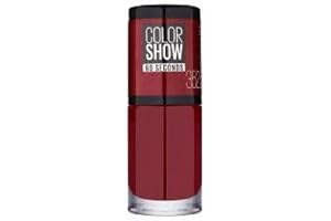Maybelline New York Color Show nagellack 352 downtown röd, 3-pack (3 x 7 ml)