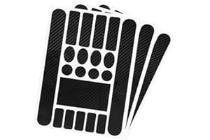 FROGETU 3 sztuki folii rowerowej, naklejki MTB, naklejki na ramę roweru, folia ochronna na ramę roweru, MTB, rowery wyścigowe, motocykle, wózki dziecięce, czarna i przezroczysta