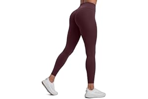 CRZ YOGA Butterlift Women's Scrunch Butt Gym Leggings 25'' - No Front Seam Ruched Bums Lifting High Waist Workout Leggings Booty Yoga Pants