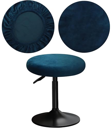 YINGAYOU Tabouret Couvre Rond 12-16 avec Jacquard à râches Tabouret