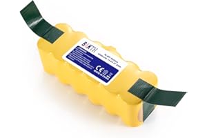 BAKTH 4000mAh 14,4V Ni-MH bateria do IROBOT Roomba, kompatybilna bateria zamienna z iRobot Roomba 500 600 700 800 Seria, akcesoria zapasowa akumulator do odkurzacza robota