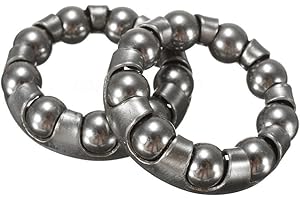 AMUSINGTAO 2 x Movimento assiale ruota posteriore da 1/4 pollici con 9 cuscinetti a sfera