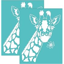Pochoir Sérigraphie Auto-Adhésif Motif Pissenlit - 2 Pièces 19,5x14cm | Transfert Maille Pour T-Shirt Et Bois