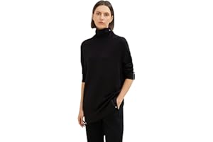 TOM TAILOR 1034136 Sweat-shirt avec fermeture éclair Femme