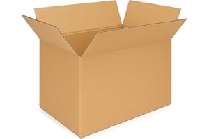 CONFIDENCIAL 10 Scatole Trasloco 60X40X40 a Doppia Onda in Cartone Avana, Cartoni per Traslochi e Spedizione per Casa e Ufficio, Made in Italy