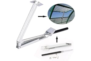 CIKONIELF Automatyczny siłownik do otwierania okien do szklarni, Otwieranie i zamykanie za pomocą automatycznej regulacji temperatury, Udźwig: 7 kg, Wysokość podnoszenia 40 cm