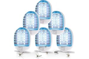 YARRIE 6 Stück Mückenlampe, Mückenstecker Steckdose, Insektenvernichter Elektrisch, Mückenfalle, Indoor Fliegenfalle für Haus, Küche, Schlafzimmer, Kinderzimmer, Büro (6 Stück)
