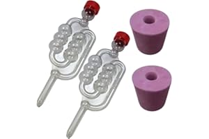 ALMOST OFF GRID 2 x barboteurs et Barre de seuil en caoutchouc à bonde de 3,8 bonbonnes de verre