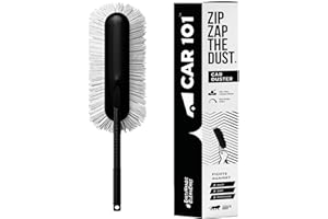 CAR101 Zip Zap Car Duster | Ceramic Wax Infused | Scratch-Free Cleaning | Easy Grip Handle | Premium Car Cleaning Tool | Effortless Dust Removal for Car & Bike