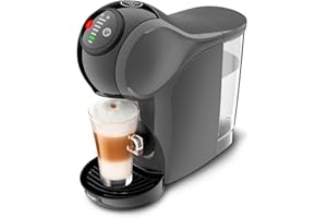 ‎NESCAFÉ DOLCE GUSTO De'Longhi Nescafé Dolce Gusto Genio S EDG225.A, Ekspres do kawy o kompaktowej konstrukcji, Automatyczne wyłączanie, funkcja XL, gorące i zimne napoje 15 Bar, 1500W, Antracyt