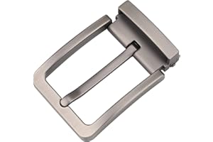 McFanBe Hebilla de Cinturón de 1,5 Pulgadas (38-40 mm) Hebilla de Repuesto Cuadrada de Una Sola Punta para Hombres Mujeres Cinturón