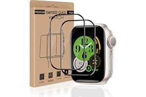REROXE 2 Stück für Panzerglas für Apple Watch Series 7/8/9 45mm Schutzfoile, HD-Klar Ohne Luftblasen Panzer Schutz Glas für Apple Watch 9 45mm, Ultrabeständig iWatch 8 45mm Displayschutzfolie