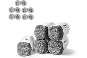 ‎HUTT HUTT DDC55/DDC5/C6 Ersatzputzbezüge für Fensterreinigungsroboter, waschbares Zubehör, 5 Doppelputzbezüge