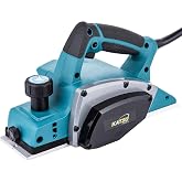 KATSU Tools 600W Electric Planer with Cable for Wood 82mm Wide and 2mm Deep | 82mm Planing Width 2mm Chip Depth Woodworking H