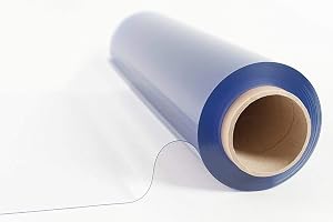 ANKO PLANEN lastbilsduk/PVC-duk transparent 0,8 mm - 1,8 m bredd - fönsterfilm, fönsterduk (1,8 m x 2 m)