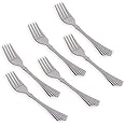 Kishco Symphony Stainless Steel Dessert/Dinner Fork Set - Pack of 6