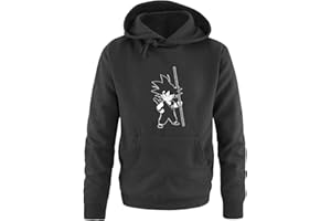 Just Style It - Son Goku - Style1 - Dragonball - Herren Hoodie - Kapuze, Kängurutasche, Langarm, Print-Pulli