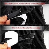 Haftung ohne Saugnäpfe durch statische Selbsthaftung,zuverlässiger Halt durch einfach Andrücken an die Scheibe.