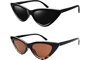 Joopin Occhiali da Sole da Donna Occhi di Gatto Polarizzati Protezione UV Vintage Sunglasses Cat Eye Occhiali da Sole