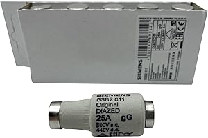 SIEMENS - 5 sztuk DIAZED wkładka bezpiecznikowa 500 V 25 A