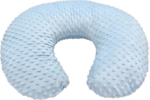 Ejoyous Funda de Almohada para Alimentación de bebé, Cómoda Funda de Almohada de Lactancia en Forma de U para una Experiencia de Alimentación Limpia y Acogedora (Cielo Azul)