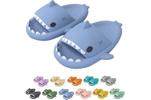 Hoomall Pantoufles De Requin Adulte Été Femme Homme Enfant Shark Cloud Slippers Claquettes Antidérapante Open Toe Slides Chaussures De Piscine Plage Chaussons De Bain Douche Maison
