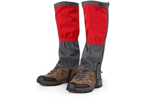Tbest Wandern Gamaschen,1 para Unisex Schnee Bein Gamaschen Outdoor wasserdichte Sportstiefel Gamaschen Wandern Wandern Klettern Jagd Radfahren Leggings Abdeckung für Erwachsene