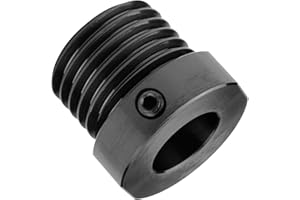 DEEFIINE Adattatore mandrino per paletta per tornio per la lavorazione del legno Convertire M18X2.5mm a M33X3.5mm Adattatore Accessori per utensili di tornitura