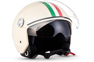 ARMOR HELMETS® AV-63 „Fun Matt Black“ · Jet-Helm · Motorrad-Helm Roller-Helm Scooter-Helm Moped Mofa-Helm Chopper Retro · ECE 22.05 Sonnenvisier Schnellverschluss Tasche XS–XXL (53-64cm)