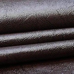 SAE Rexine/Faux Leather/Artificial Leather Half Meter for Crafts/Sofas/Chairs/Auto Seat Covers (Dark Brown)