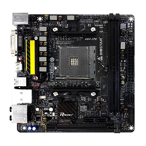 Biostar X370GTN AMD X370 Socket AM4 Mini-ITX - Placa base (DDR4-SDRAM, DIMM, 1866,2133,2400,2667,2933,3200 MHz, Dual, 32 GB, AMD)